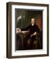 American History Painting of President John Quincy Adams-Stocktrek Images-Framed Art Print