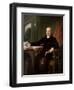 American History Painting of President John Quincy Adams-Stocktrek Images-Framed Art Print