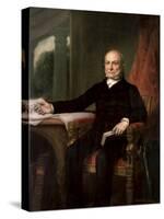 American History Painting of President John Quincy Adams-Stocktrek Images-Stretched Canvas