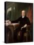 American History Painting of President John Quincy Adams-Stocktrek Images-Stretched Canvas