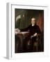 American History Painting of President John Quincy Adams-Stocktrek Images-Framed Art Print