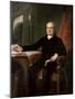American History Painting of President John Quincy Adams-Stocktrek Images-Mounted Art Print