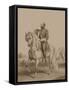 American History Print of President James Garfield on Horseback-Stocktrek Images-Framed Stretched Canvas