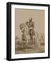 American History Print of President James Garfield on Horseback-Stocktrek Images-Framed Art Print