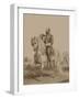 American History Print of President James Garfield on Horseback-Stocktrek Images-Framed Art Print