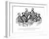 American History Print of the First African American Senator and Representatives-null-Framed Art Print