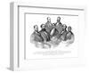 American History Print of the First African American Senator and Representatives-null-Framed Art Print