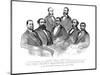 American History Print of the First African American Senator and Representatives-null-Mounted Art Print