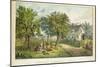 American Homestead; Autumn-Currier & Ives-Mounted Giclee Print