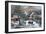 American Homestead in Winter, 1868-Currier & Ives-Framed Giclee Print