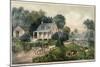 American Homestead Summer-Currier & Ives-Mounted Giclee Print