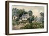 American Homestead Summer-Currier & Ives-Framed Giclee Print