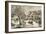 American Homestead Winter-Currier & Ives-Framed Giclee Print