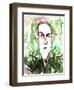 American horror and science fiction writer Howard Phillips Lovecraft; caricature-Neale Osborne-Framed Giclee Print