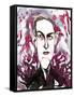 American horror and science fiction writer Howard Phillips Lovecraft; caricature-Neale Osborne-Framed Stretched Canvas