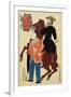 American Horseman and a Chinese, January 1861-Utagawa Yoshiiku-Framed Giclee Print