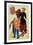 American Horseman and a Chinese, January 1861-Utagawa Yoshiiku-Framed Giclee Print