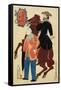 American Horseman and a Chinese, January 1861-Utagawa Yoshiiku-Framed Stretched Canvas