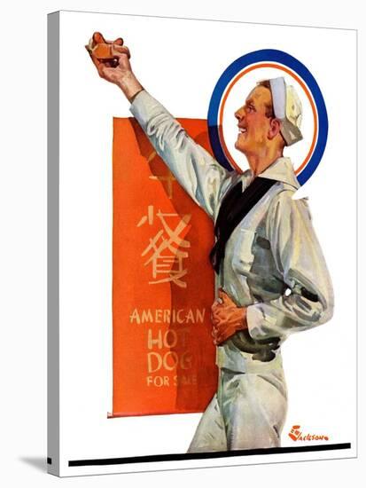 "American Hot Dogs,"May 14, 1927-Elbert Mcgran Jackson-Stretched Canvas