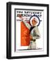 "American Hot Dogs," Saturday Evening Post Cover, May 14, 1927-Elbert Mcgran Jackson-Framed Premium Giclee Print