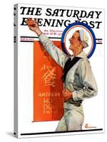 "American Hot Dogs," Saturday Evening Post Cover, May 14, 1927-Elbert Mcgran Jackson-Stretched Canvas