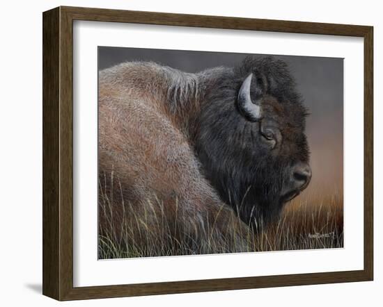 American Icon- Bison-Kevin Daniel-Framed Art Print