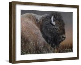 American Icon- Bison-Kevin Daniel-Framed Art Print