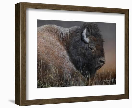 American Icon- Bison-Kevin Daniel-Framed Art Print