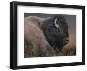 American Icon- Bison-Kevin Daniel-Framed Art Print