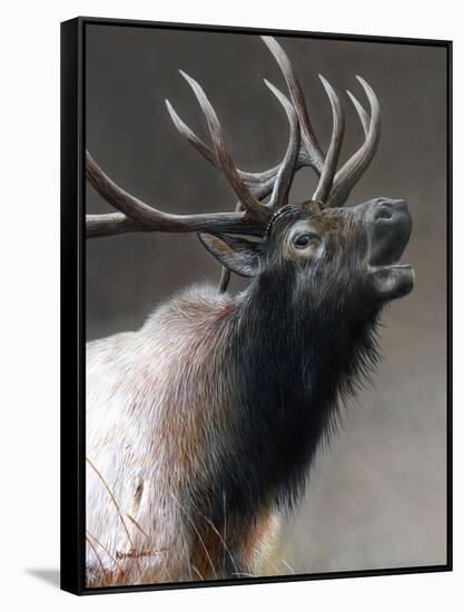 American Icon- Elk-Kevin Daniel-Framed Stretched Canvas