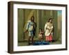 American Indian Man and His Mixed-Race Wife, from a Series on Mixed Race Marriages in Mexico-null-Framed Giclee Print