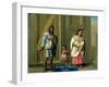 American Indian Man and His Mixed-Race Wife, from a Series on Mixed Race Marriages in Mexico-null-Framed Giclee Print