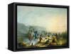 American Indians at Sunrise Breakfast-Alfred Jacob Miller-Framed Stretched Canvas