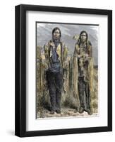 American Indians. Ute People.-Tarker-Framed Giclee Print