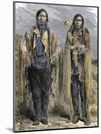 American Indians. Ute People.-Tarker-Mounted Giclee Print