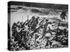 American Infantry in WWI Leaving their Trench to Advance Against the Germans, 1918-American Photographer-Stretched Canvas