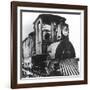 American Inventor Thomas Alva Edison on Board an Electric Railroad, 1892-null-Framed Giclee Print