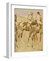 American Jockeys, or Racehorses-Joseph Crawhall-Framed Giclee Print