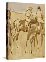 American Jockeys, or Racehorses-Joseph Crawhall-Stretched Canvas