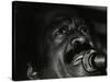 American Jump Blues Singer Jimmy Witherspoon Performing at the Bell, Codicote, Hertfordshire, 1981-Denis Williams-Stretched Canvas