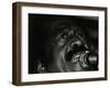 American Jump Blues Singer Jimmy Witherspoon Performing at the Bell, Codicote, Hertfordshire, 1981-Denis Williams-Framed Photographic Print