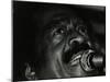 American Jump Blues Singer Jimmy Witherspoon Performing at the Bell, Codicote, Hertfordshire, 1981-Denis Williams-Mounted Photographic Print