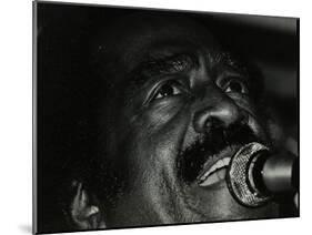 American Jump Blues Singer Jimmy Witherspoon Performing at the Bell, Codicote, Hertfordshire, 1981-Denis Williams-Mounted Photographic Print