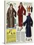 American Ladies Coat Fashion 1924-null-Stretched Canvas