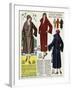 American Ladies Coat Fashion 1924-null-Framed Art Print