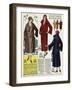 American Ladies Coat Fashion 1924-null-Framed Art Print