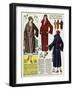 American Ladies Coat Fashion 1924-null-Framed Art Print