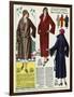 American Ladies Coat Fashion 1924-null-Framed Art Print