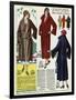 American Ladies Coat Fashion 1924-null-Framed Art Print