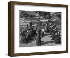 American Ladies' Military Band-null-Framed Art Print